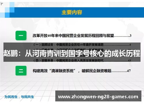 赵鹏：从河南青训到国字号核心的成长历程